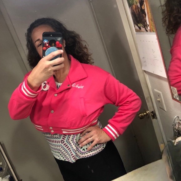 Barbie Cropped Letterman‘s Jacket - Picture 8 of 10